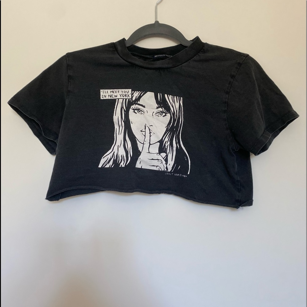 Cropped Brandy Melville shirt